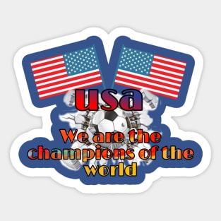 World Cup cheer your team Sticker